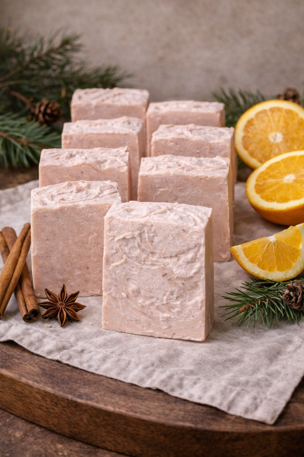 Salt & Hearth - Goat’s Milk Sea Salt Soap with Warm Pine & Citrus